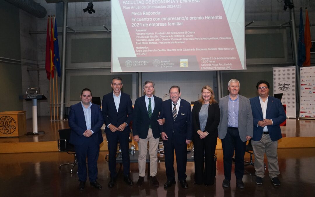 Acercamos la empresa familiar a los estudiantes de Economía y Empresa de la Universidad de Murcia